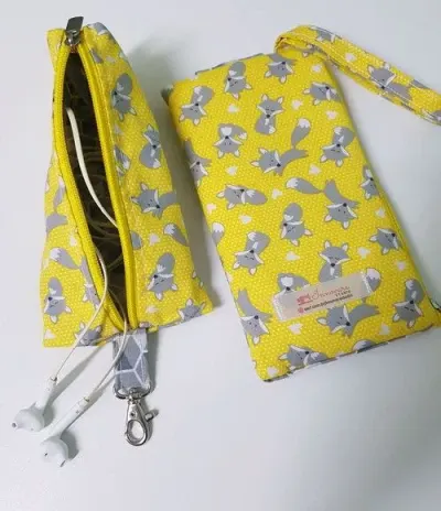 Kit organizador de celular e acessórios - artesanato de Innovare Studio