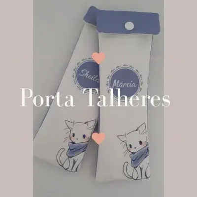 Porta talher Personalizado - artesanato de Innovare Studio