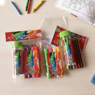 Kit Massinha + Giz + Bolha - Herois Personalizado - artesanato de Mi Papelaria Criativa