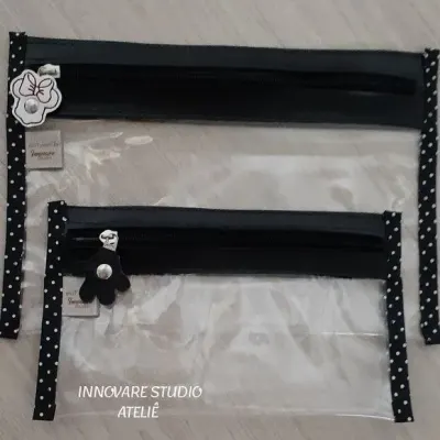 Kit necessaire transparente - artesanato de Innovare Studio