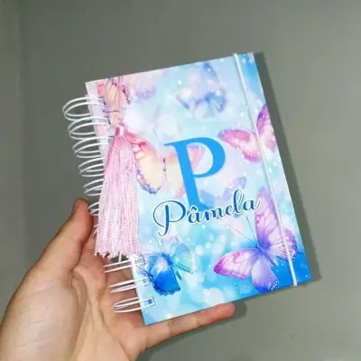 Mini Agenda Personalizada - artesanato de PAPCRIE