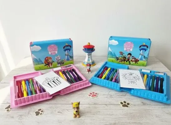 Estojinho de Pintura - Patrulha Canina Personalizado - artesanato de Mi Papelaria Criativa