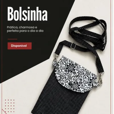 Bolsinha celular 2 - artesanato de Djulik