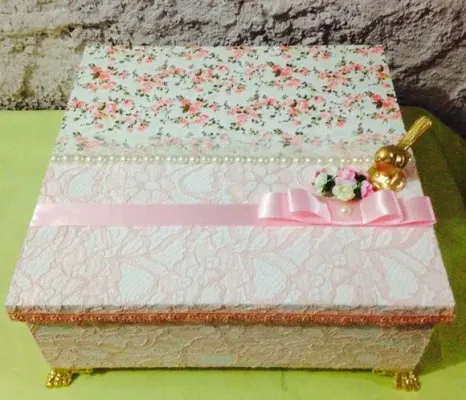 Caixa decorada - artesanato de Ateliê cantinho do bebê