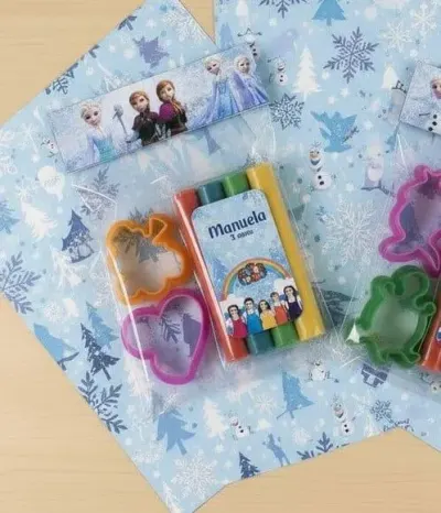 Massinha Modelar - Frozen e Chuiquititas Personalizada - artesanato de Mi Papelaria Criativa