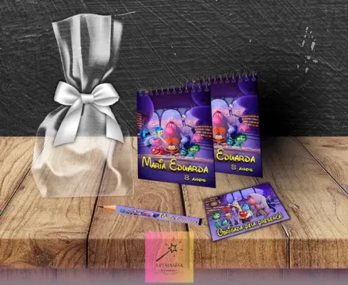 Bloquinho Divertidamente Personalizado - artesanato de Artmanha Lembrancinhas