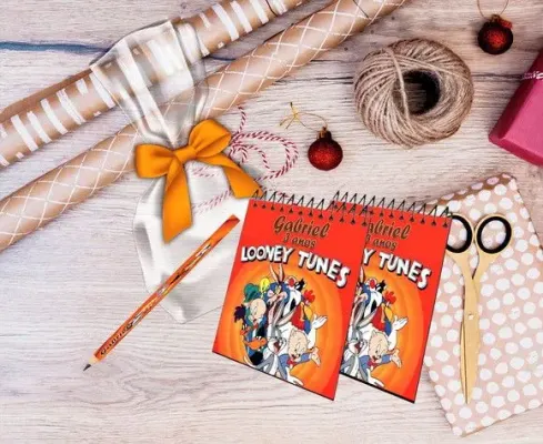 Bloquinho Looney Tunes Personalizado - artesanato de Artmanha Lembrancinhas