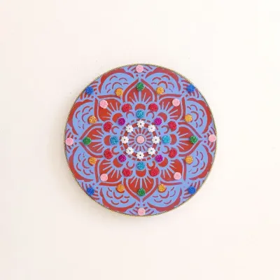 Mandala da Paz AZ - artesanato de Estudio Bananeira