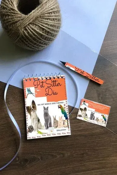 Bloquinho PetShop Personalizado - artesanato de Mi Papelaria Criativa