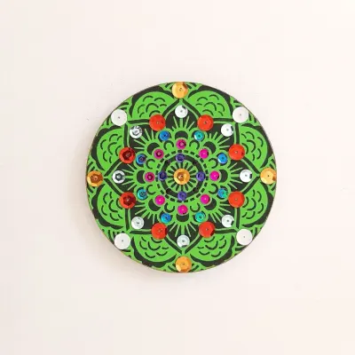 Mandala da Prosperidade VD - artesanato de Estudio Bananeira
