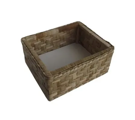 Taboa Cesto Natural 27x20x14 - artesanato de Mundo Urbano