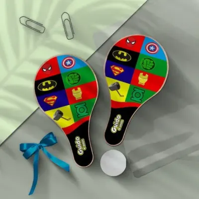 Raquete Ping Pong - Heróis Personalizada - artesanato de Mi Papelaria Criativa