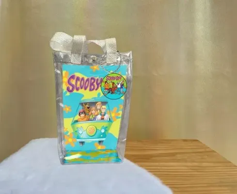 Sacola Transparente Scooby Doo Personalizado - artesanato de Artmanha Lembrancinhas