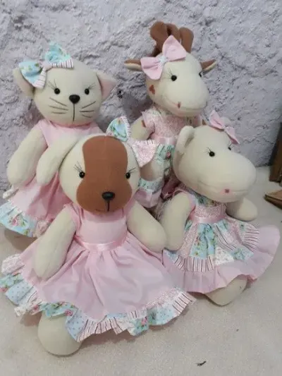 Bichos de tecido - artesanato de Ateliê cantinho do bebê