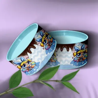 Tubo Lata - Meninas Super Poderosas Lindinha Personalizada - artesanato de Mi Papelaria Criativa