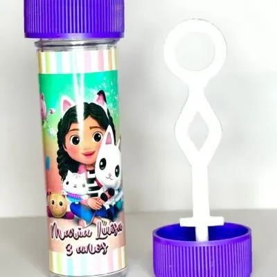 Bolinha de Sabão Casa da Gabby Personalizada - artesanato de Mi Papelaria Criativa