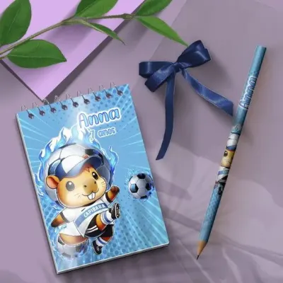Bloquinho - Capivara Personalizado - artesanato de Mi Papelaria Criativa