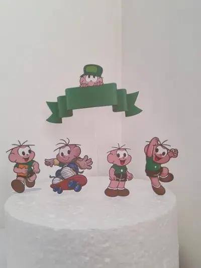 Topo de Bolo Cebolinha - Simples - artesanato de Emejhu Personalizados