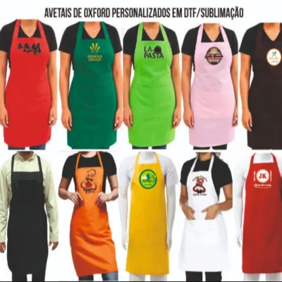 Aventais de Oxford Personalizados a Pedido do Cliente em Sublimação e DTF. - artesanato de Kharmo Arts Camisetas e Brindes Personalizados