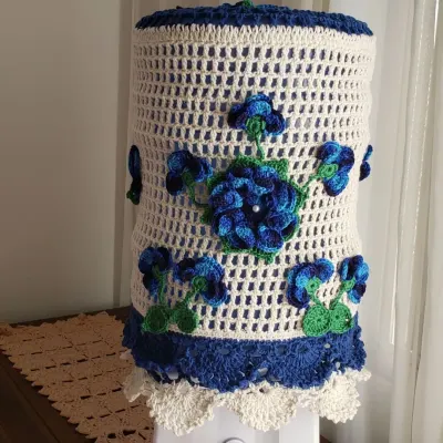 Capa para Galão de Água Mineral 20l Crochê Royal - artesanato de Mari Crochê feito com carinho!