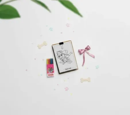 Prancheta Colorir A5 - Patrulha Canina Personalizada - artesanato de Mi Papelaria Criativa