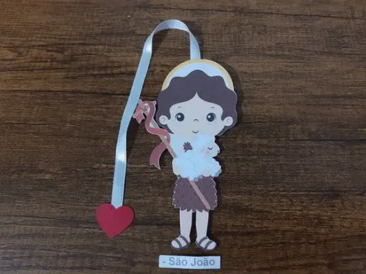 Marcador de Página 10 cm - São João - artesanato de Emejhu Personalizados