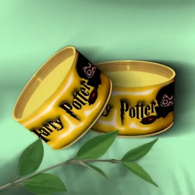 Tubo Lata - Harry Potter Personalizada - artesanato de Mi Papelaria Criativa
