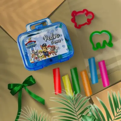 Mini Maleta - Patrulha Canina Personalizada - artesanato de Mi Papelaria Criativa