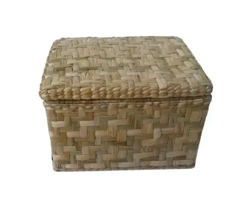 Taboa Caixa Natural 50x40x40 - artesanato de Mundo Urbano