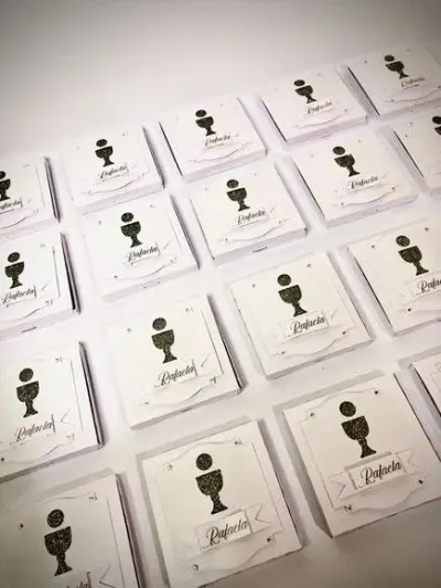 Lembrancinha de Primeira Comunhão / Eucaristia - artesanato de Fina Essência Papelaria Personalizada