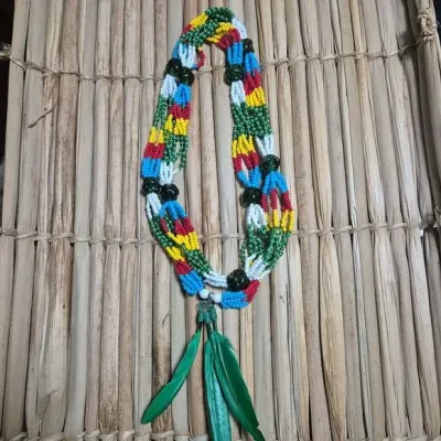Braja de Caboclo - artesanato de BellaOya Guias e Brajas