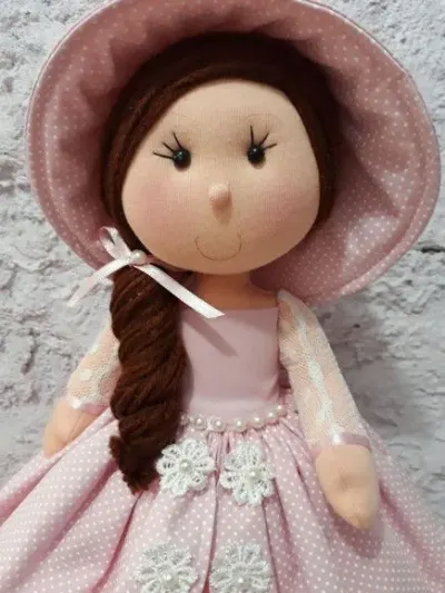 Boneca camponesa - artesanato de Ateliê cantinho do bebê