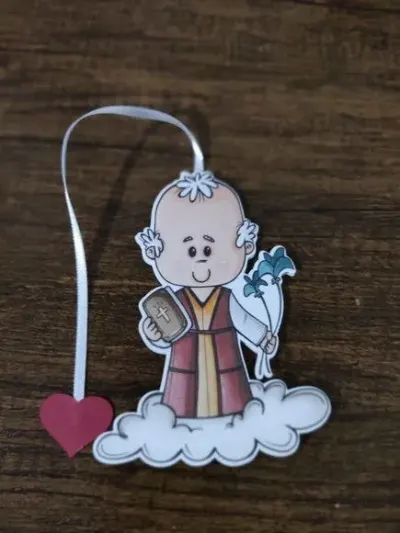 Marcador de Página 08 cm - São Felipe Néri T - artesanato de Emejhu Personalizados