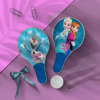 Raquete Ping Pong - Frozen - artesanato de Mi Papelaria Criativa
