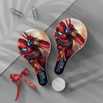 Raquete Ping Pong - Homem Aranha Personalizada - artesanato de Mi Papelaria Criativa