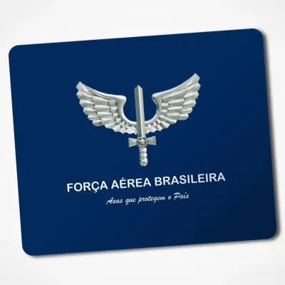 Mouse Pad Aeronáutica Militar Avião Profissão Presente Personalizado 05 - artesanato de Gráfica Laudadio