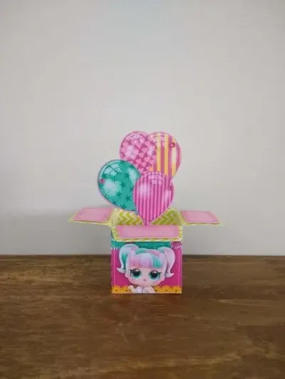 Caixa Explosão Lol Surprise - artesanato de Fina Essência Papelaria Personalizada