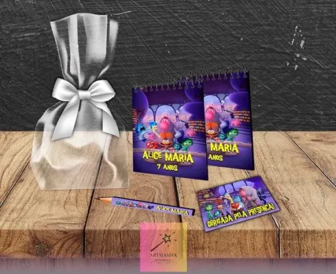 Bloquinho Divertidamente Personalizado - artesanato de Artmanha Lembrancinhas