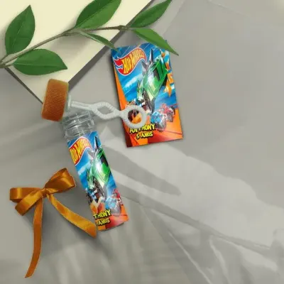 Bolha de Sabão - Hotwheels Personalizado - artesanato de Mi Papelaria Criativa