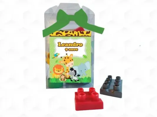 Bloco de Montar Safari Personalizada - artesanato de creativitybynina