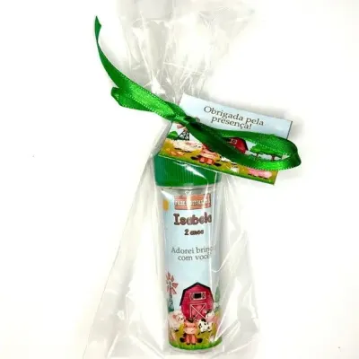 Bolinha de Sabão Fazendinha Personalizada - artesanato de Mi Papelaria Criativa
