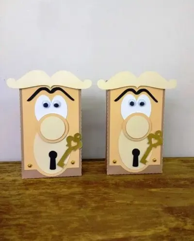 Caixa Porta Alice no País das Maravilhas - artesanato de Fina Essência Papelaria Personalizada