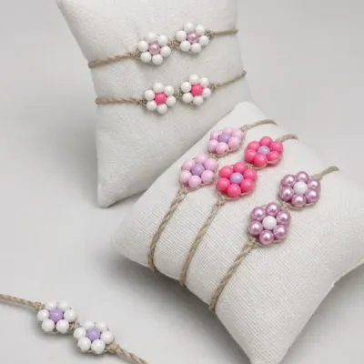 Pulseira Flor Mioê - artesanato de Mioê
