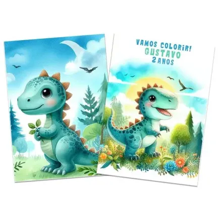 Revista Colorir 14x10cm Mínimo 20 Unidades Vários Temas - artesanato de PAPCRIE