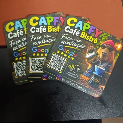 Placa Nfc + Qr Code - Arte Personalizada - artesanato de PrimeBox