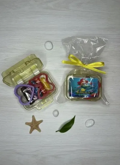 Mini Maleta - Pequena Sereia Personalizada - artesanato de Mi Papelaria Criativa