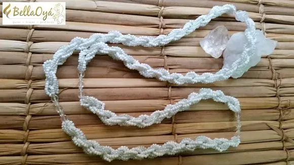 Guia de Miçanga de Oxalá - artesanato de BellaOya Guias e Brajas