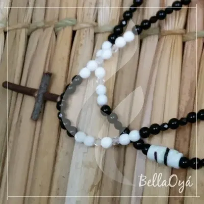 Guia de Preto Velho - artesanato de BellaOya Guias e Brajas