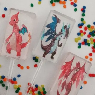 Pokemon - artesanato de Lollipops Cristal