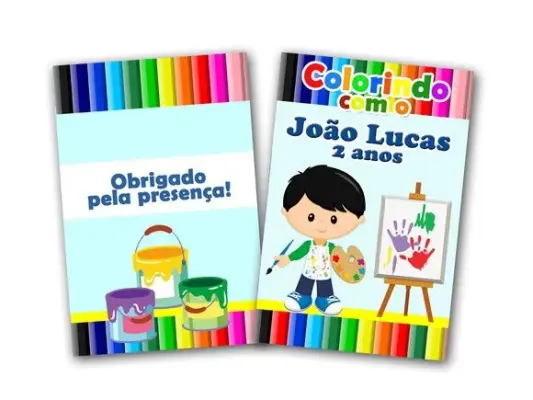 Revista para colorir Pintando 14x10 - artesanato de PAPCRIE